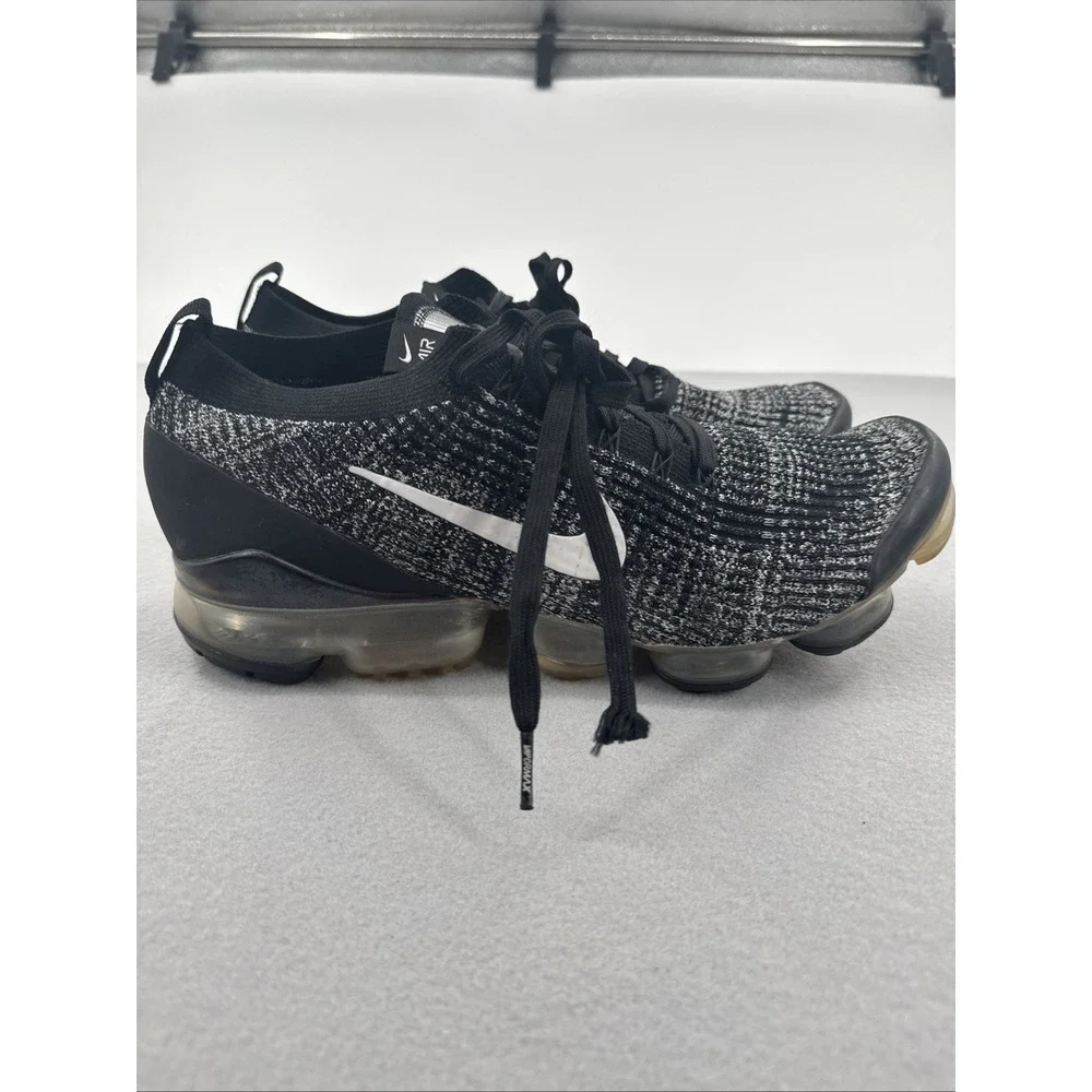 Nike‎ Air VaporMax Flyknit 3 Running Shoes Mens 13 Oreo Black/White Training Gym
